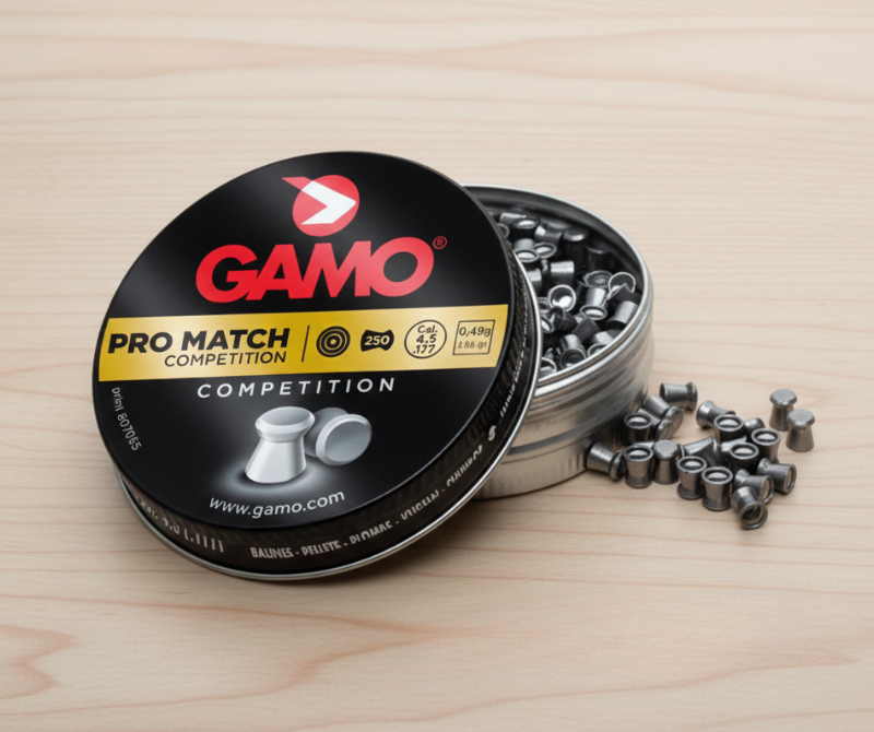 Gamo Pro Match 4.5mm Target Sport Pellets – 250 Count | Competition Series